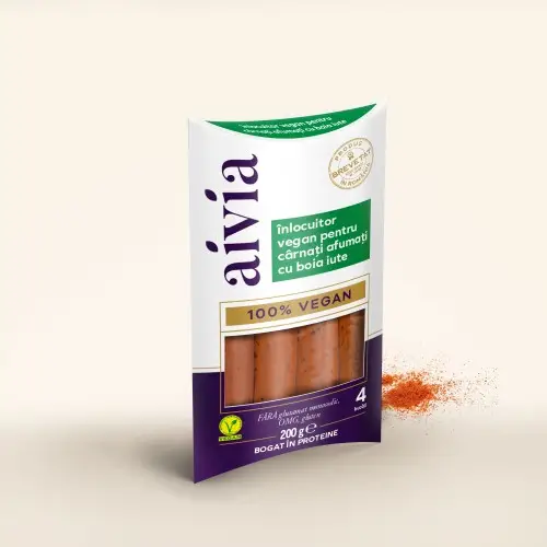 cârnaţi vegani afumaţi cu...