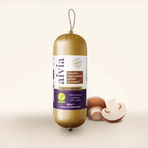 parizer vegan cu ciuperci