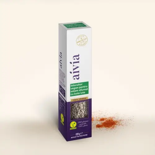 salam vegan afumat cu boia...